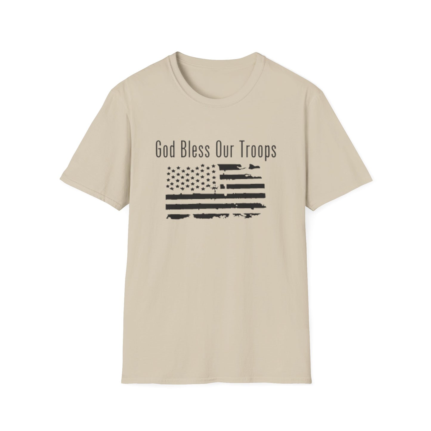 God Bless Our Troops Tee