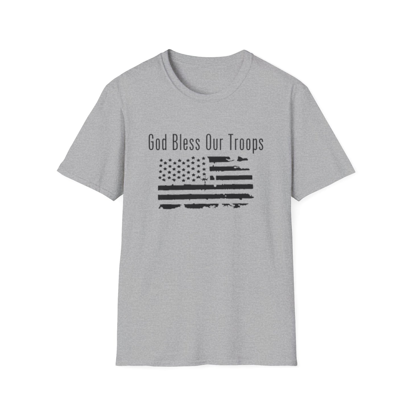 God Bless Our Troops Tee