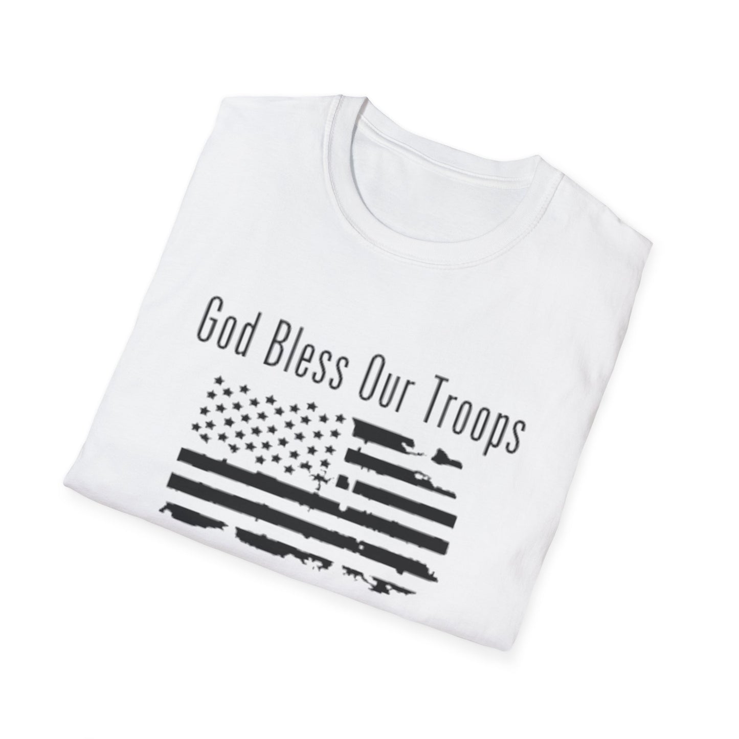 God Bless Our Troops Tee
