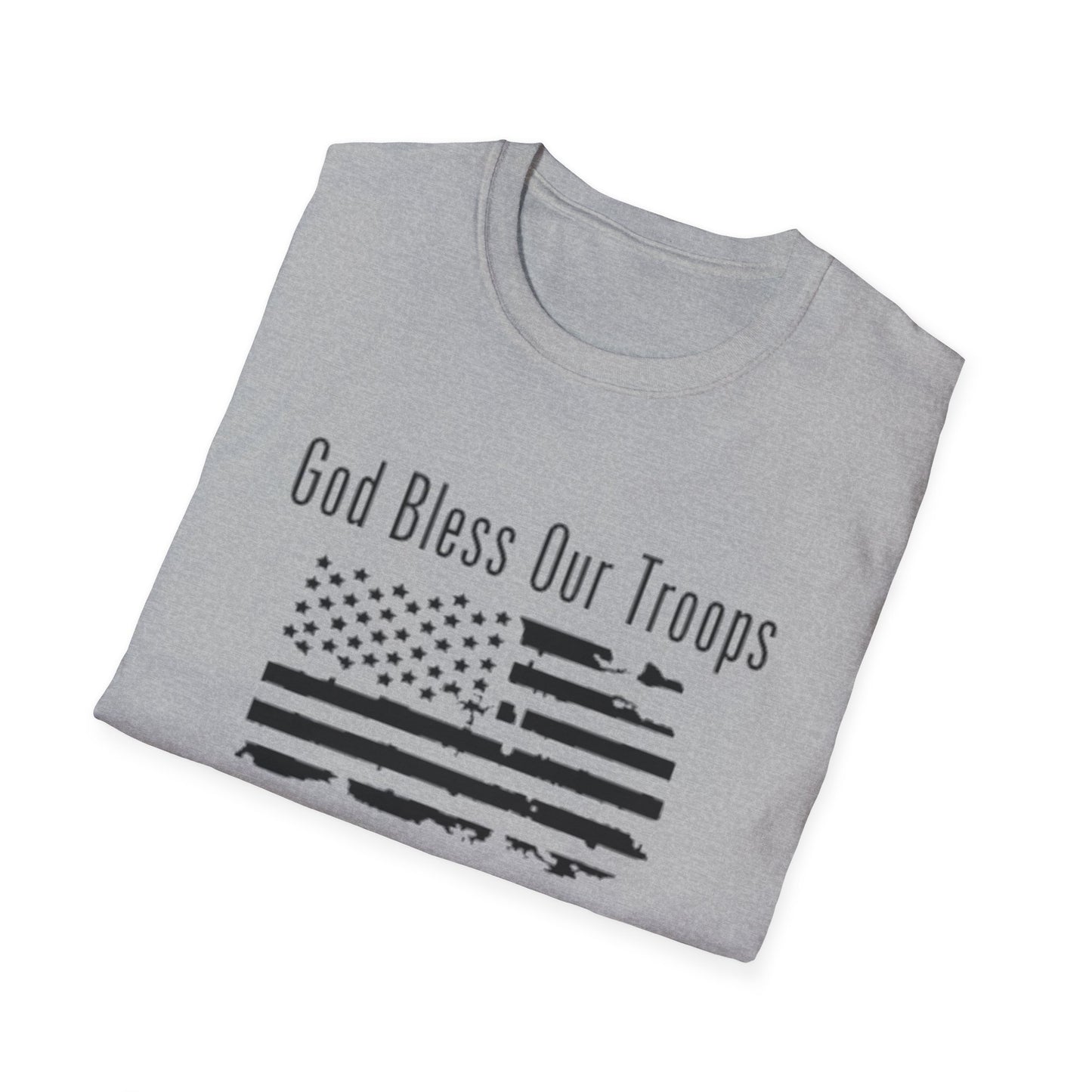 God Bless Our Troops Tee