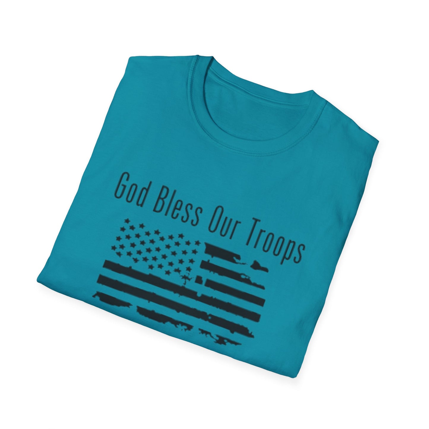 God Bless Our Troops Tee