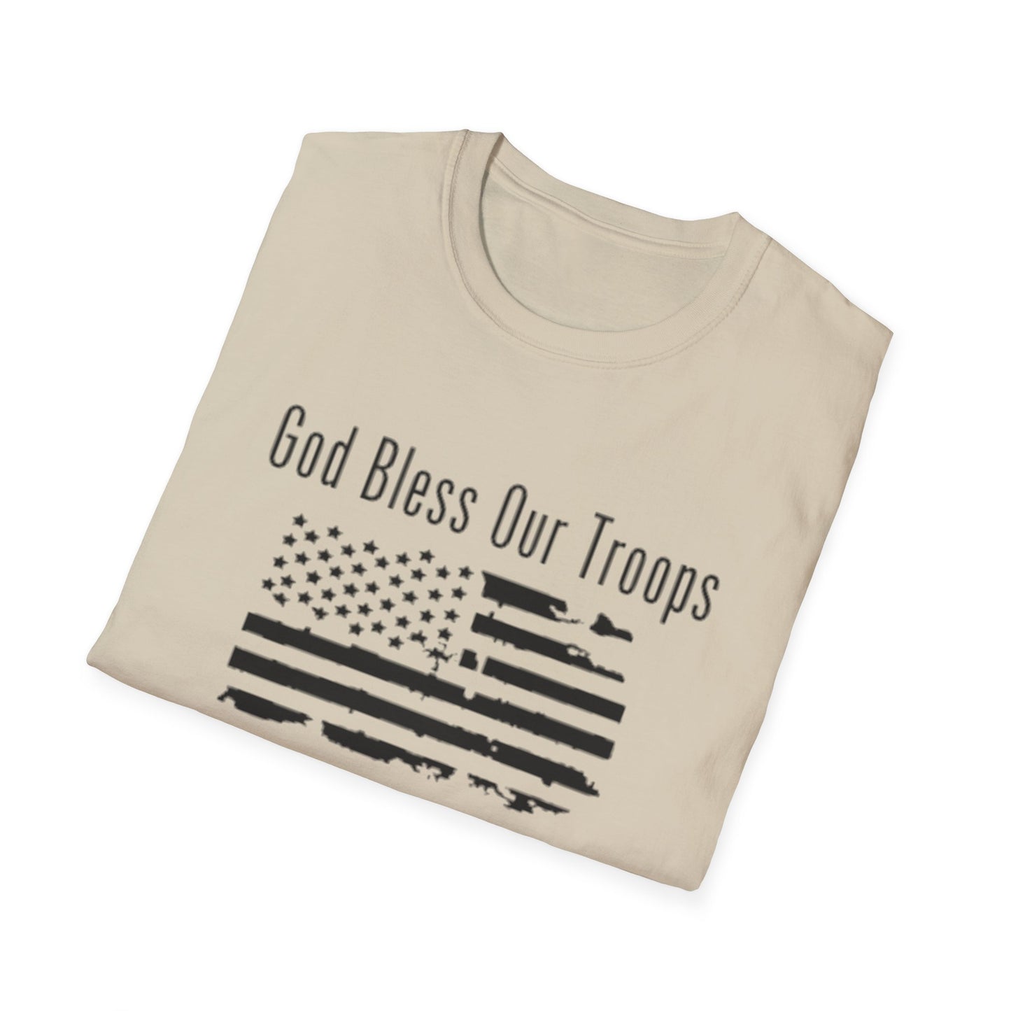 God Bless Our Troops Tee