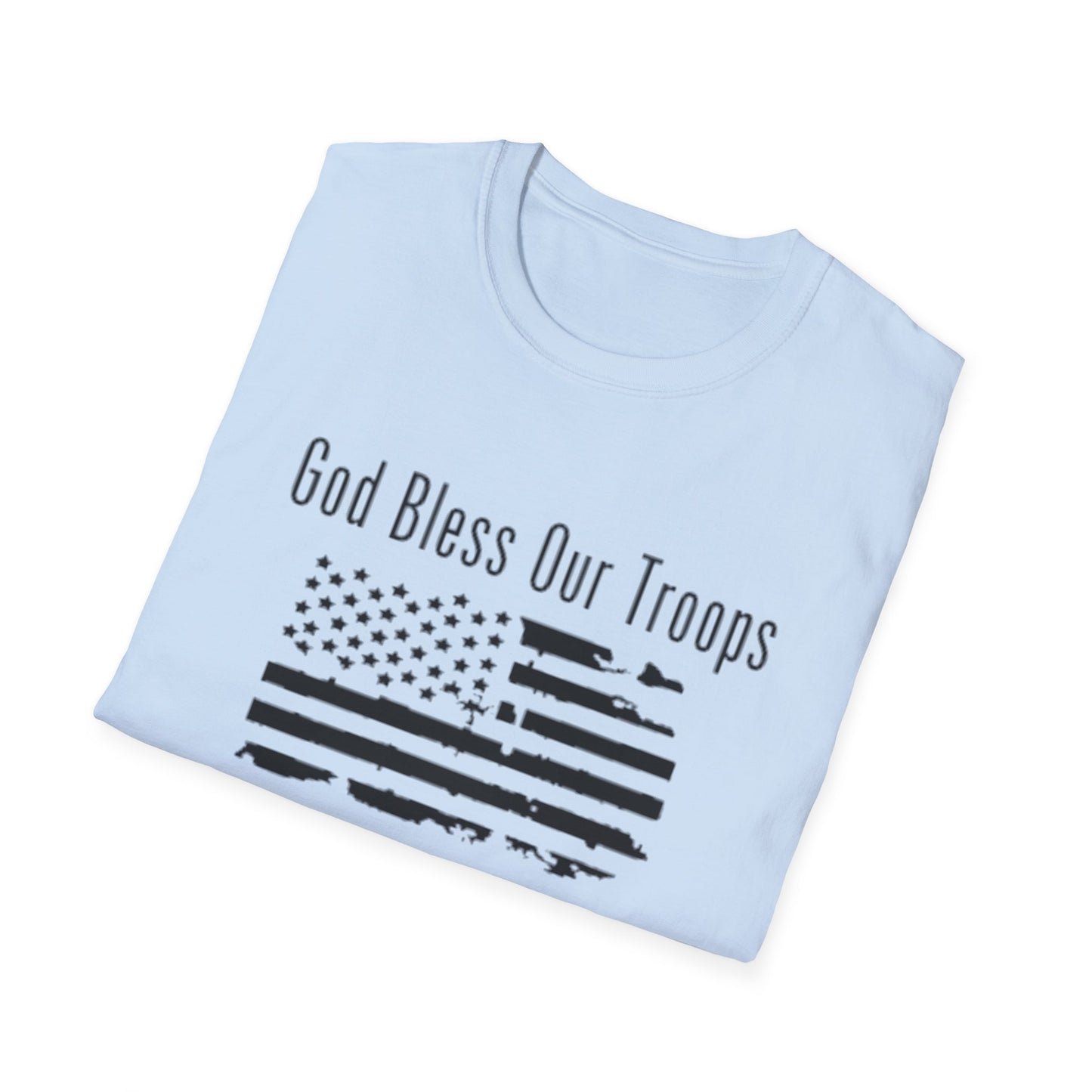 God Bless Our Troops Tee