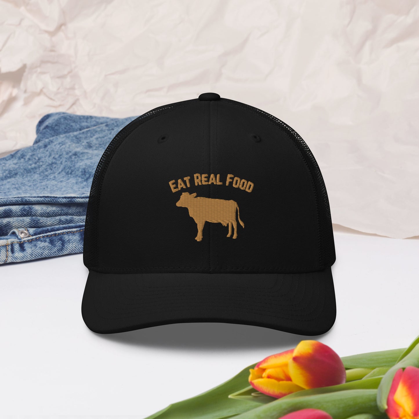 Eat Real Food Trucker Hat