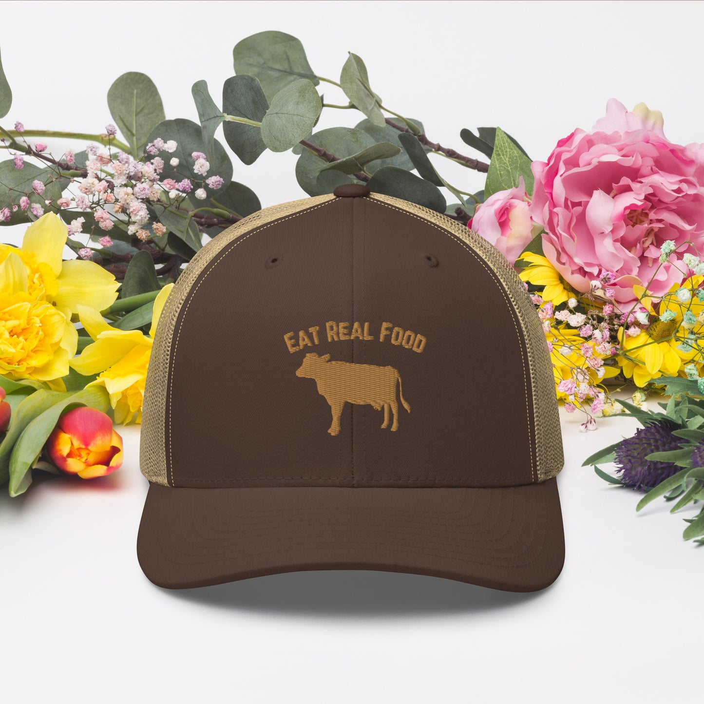 Eat Real Food Trucker Hat