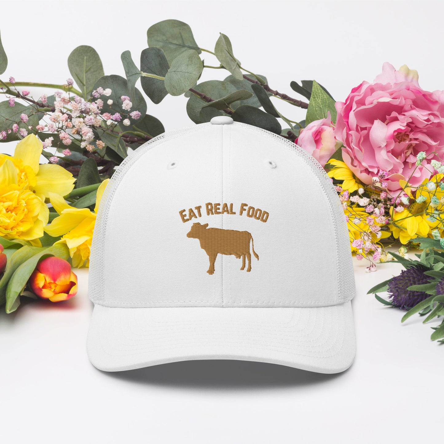 Eat Real Food Trucker Hat